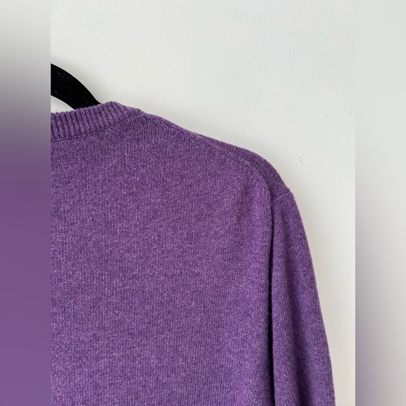 Jcrew crewneck cashmere sweater purple - Picture 10 of 10